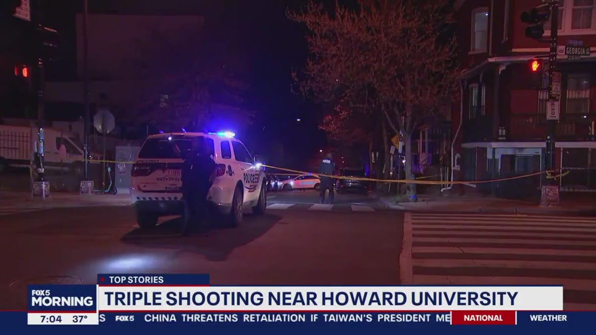 3 shot near Howard University in northwest DC